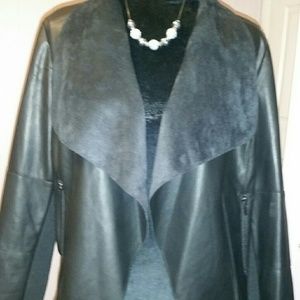 Black drape jacket